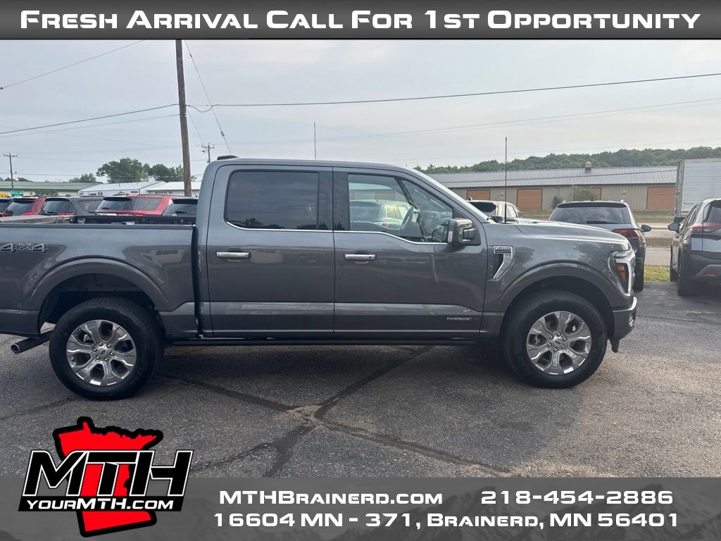 Gray Metallic 2026 Ford F-150 Pickup Truck Four-Wheel Drive Automatic