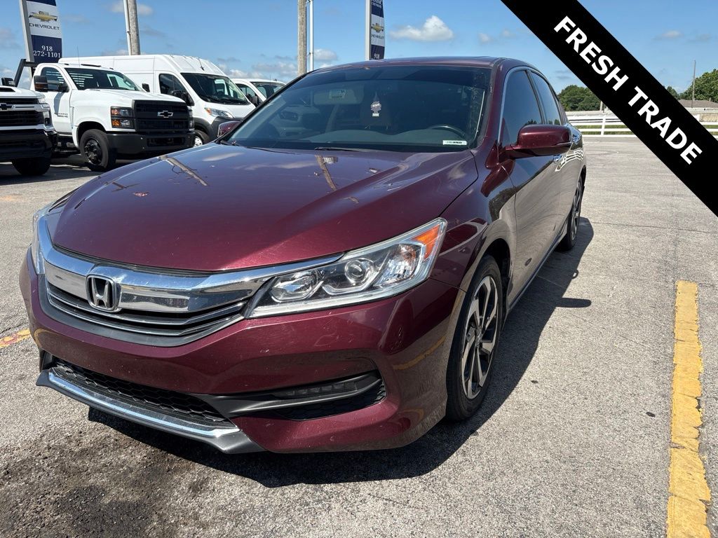 San Marino Red 2017 Honda Accord Sedan Front-Wheel Drive Continuously Variable Transmission
