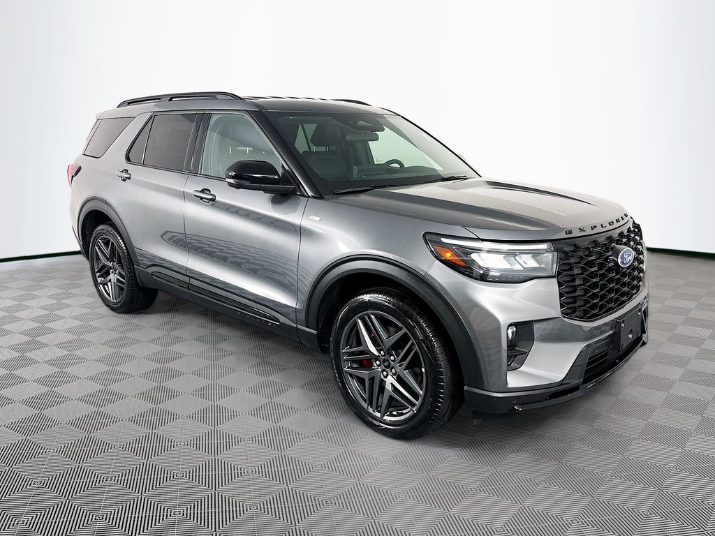 Gray Metallic 2025 Ford Explorer ST-Line AWD SUV / Crossover All-Wheel Drive Automatic