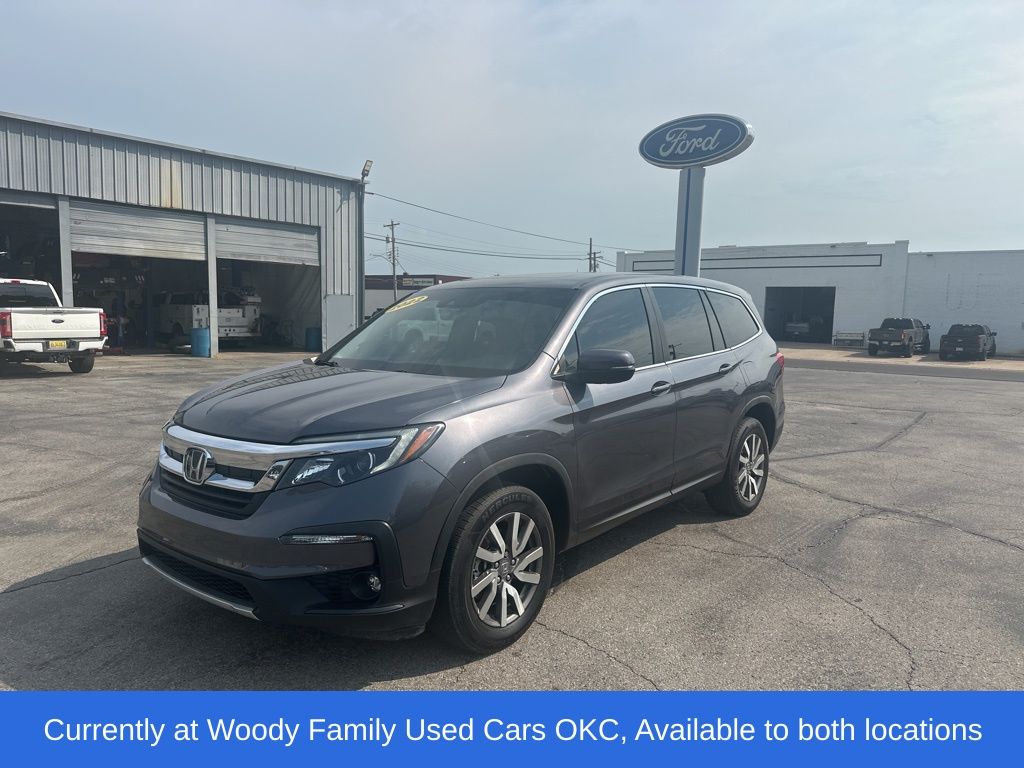 Gray (Steel Sapphire Metallic) 2022 Honda Pilot EX-L AWD SUV / Crossover All-Wheel Drive 9-Speed Automatic