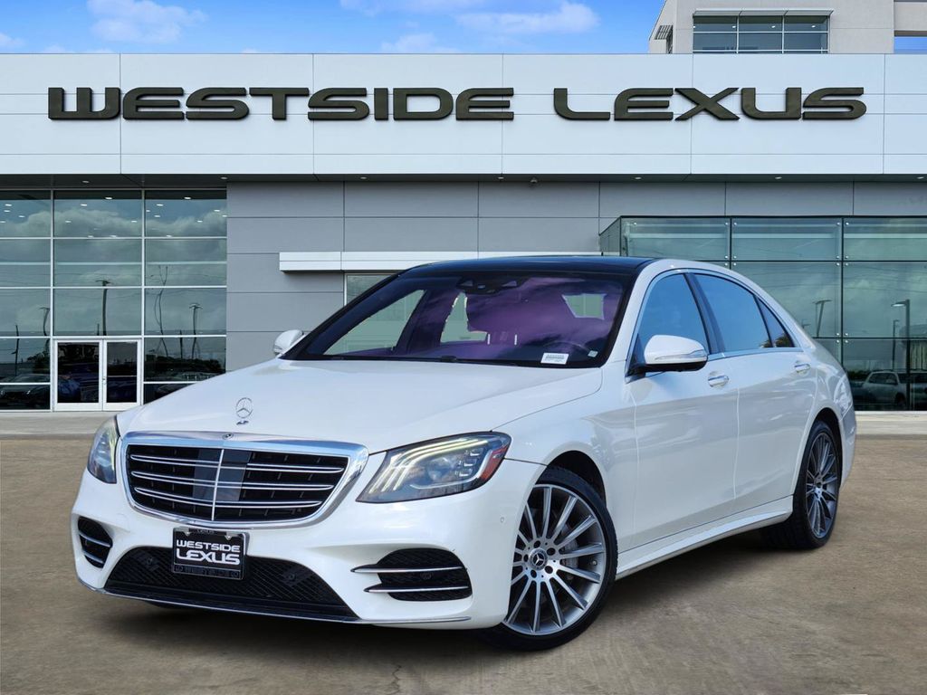 2018 Mercedes-Benz S-Class S 450 White at Bayway Cadillac Southwest