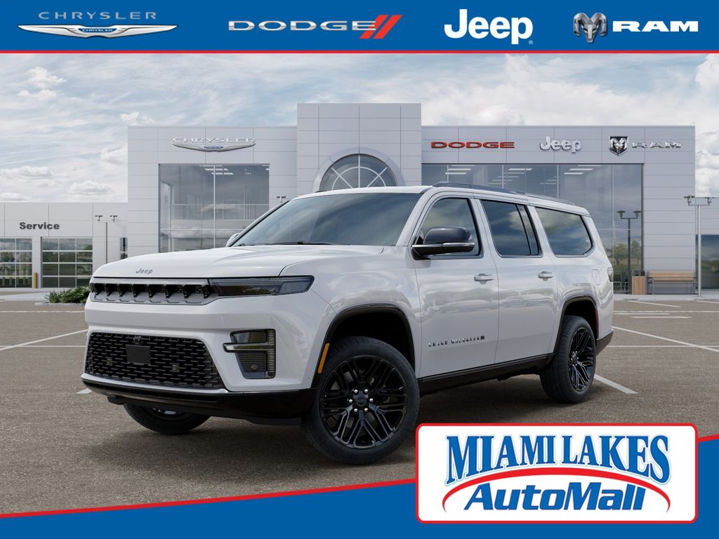 Bright White Clearcoat 2026 Jeep Grand Wagoneer L Limited Reserve 4WD SUV / Crossover Four-Wheel Drive 8-Speed Automatic