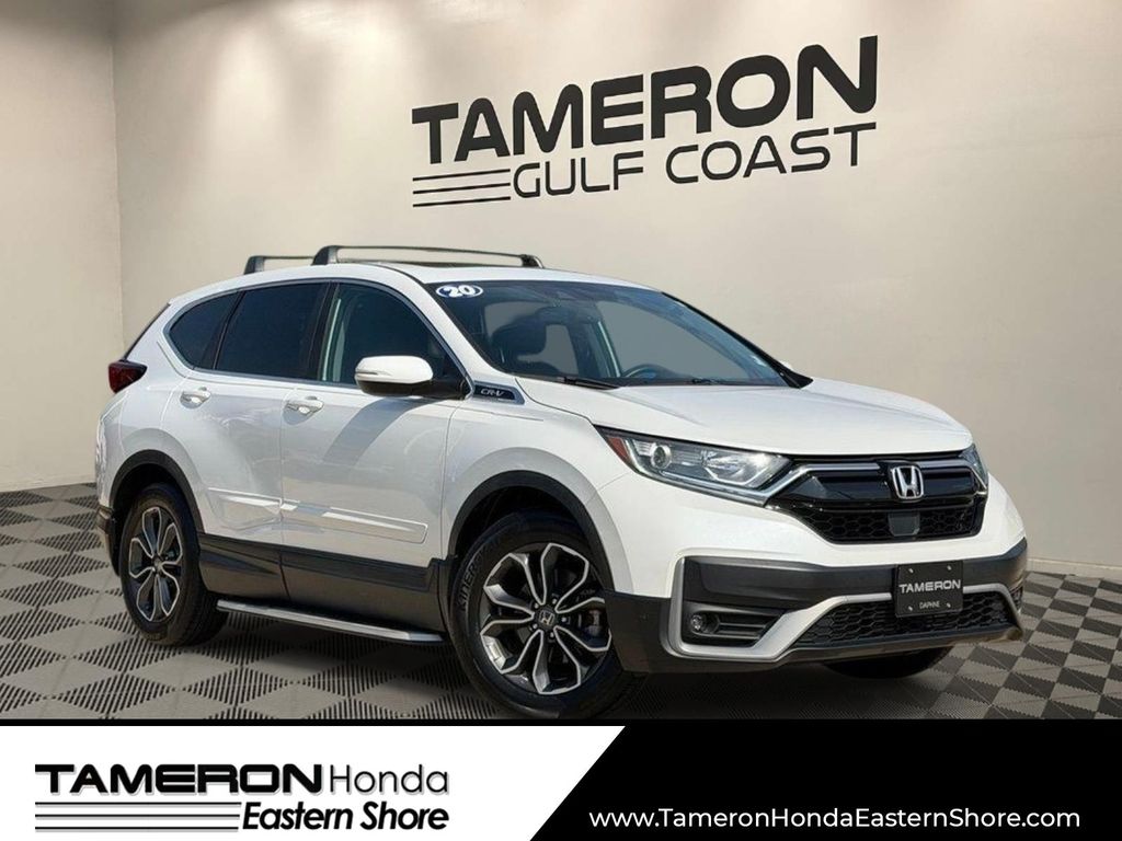 Platinum White Pearl 2020 Honda CR-V SUV / Crossover Front-Wheel Drive Continuously Variable Transmission
