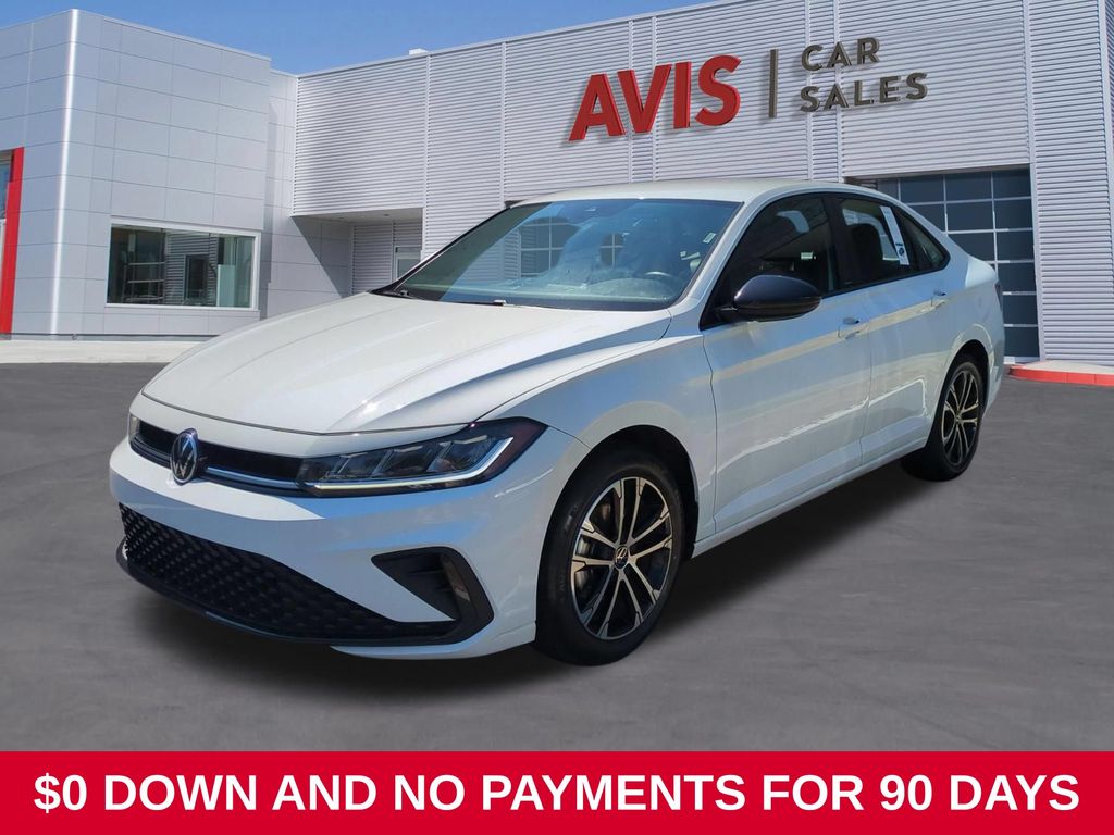 White 2025 Volkswagen Jetta Sedan Front-Wheel Drive 8-Speed Automatic