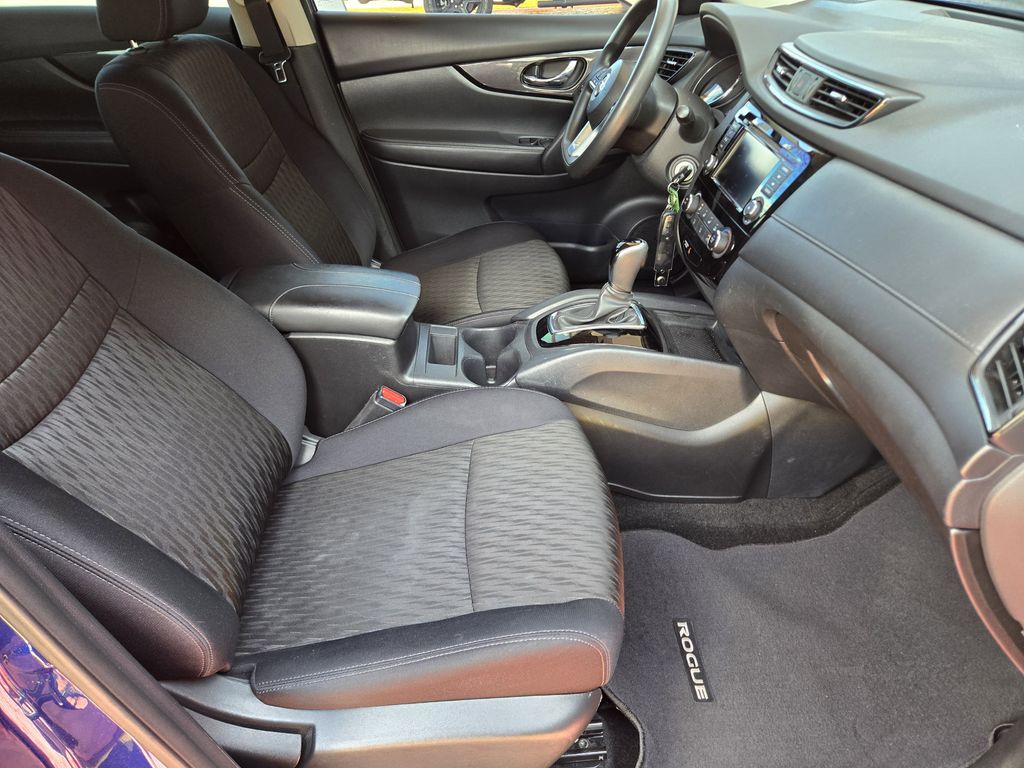 2018 Nissan Rogue S Blue at Community Toyota
