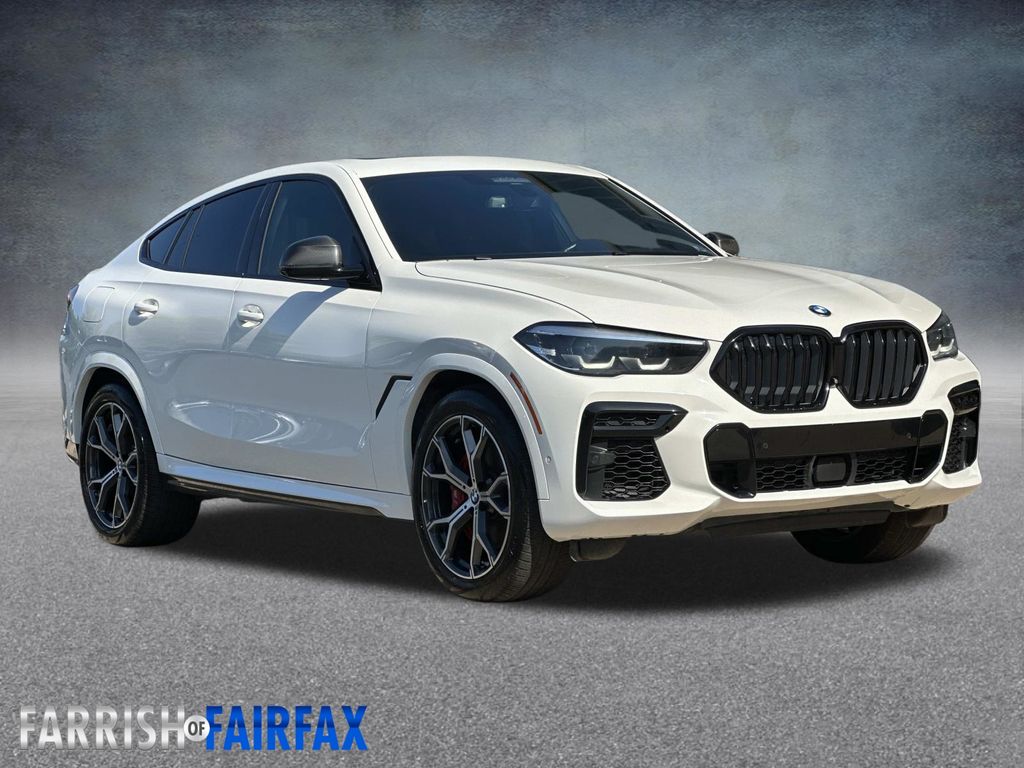Alpine White 2022 BMW X6 SUV / Crossover All-Wheel Drive 8-Speed Automatic
