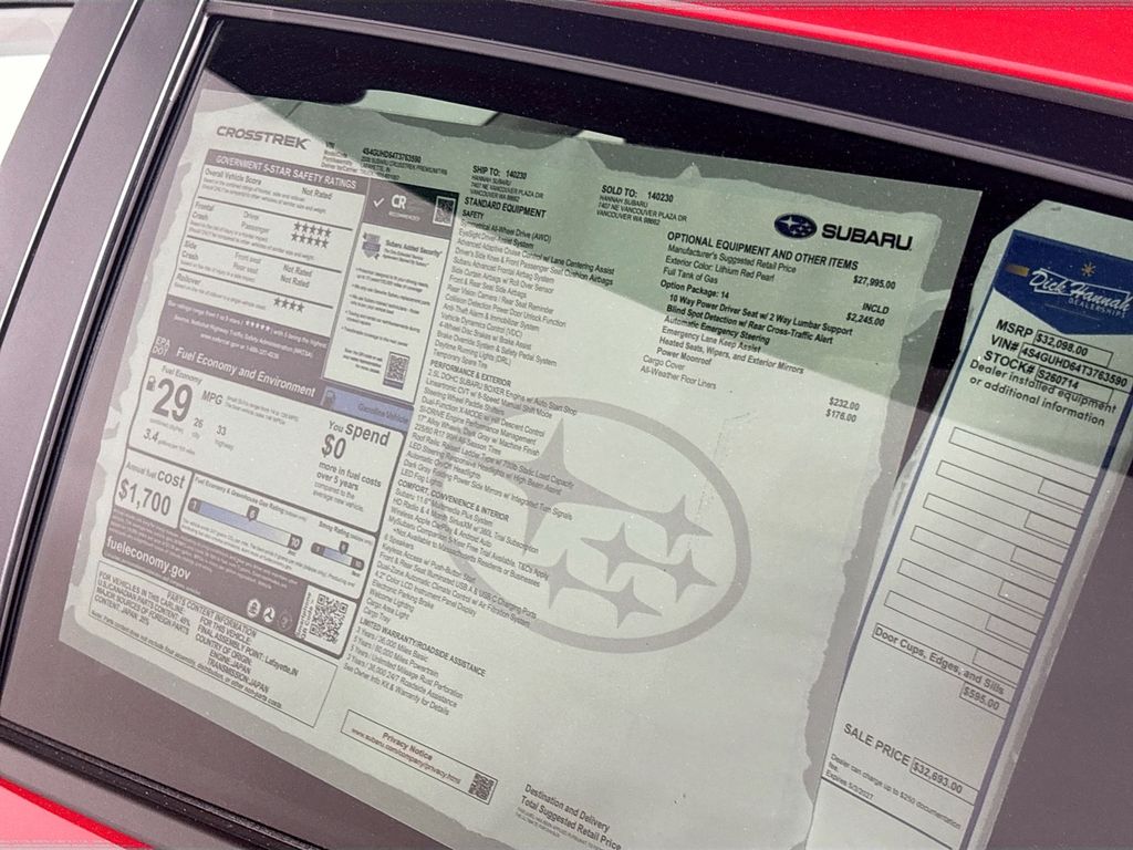 2026 Subaru Crosstrek Premium