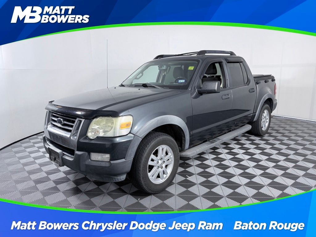 Gray 2010 Ford Explorer Sport Trac Pickup Truck 4X2 5-Speed Automatic Overdrive