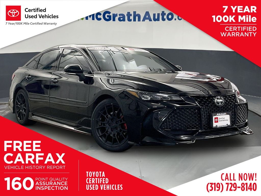 Midnight Black Metallic 2021 Toyota Avalon Sedan Front-Wheel Drive 8-Speed Automatic