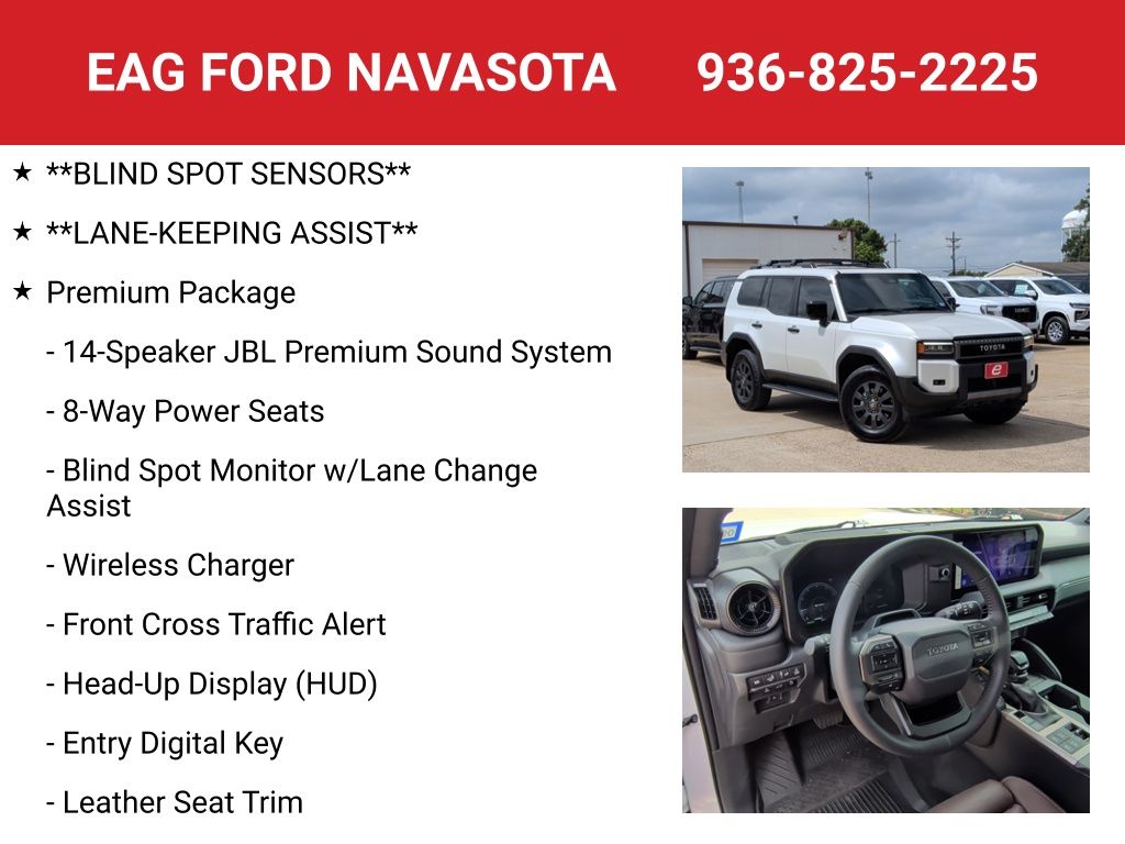 2024 Toyota Land Cruiser Base Off-white at Don McGill Toyota