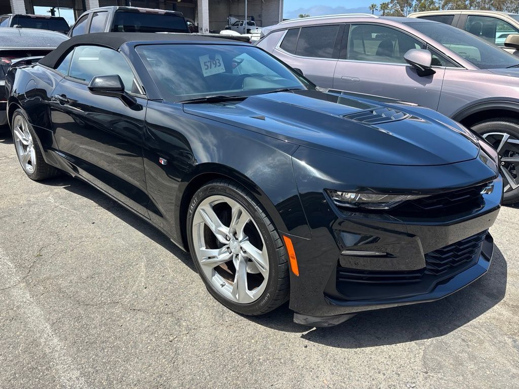 Black 2020 Chevrolet Camaro 1SS Convertible RWD Convertible Rear-Wheel Drive Automatic