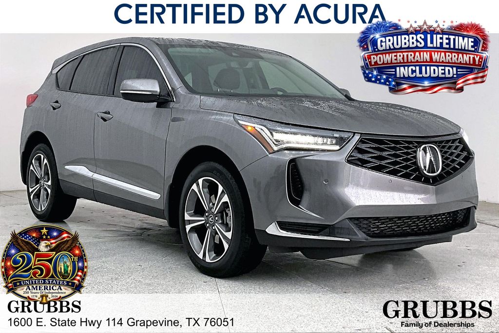 Liquid Carbon Metallic 2025 Acura RDX SUV / Crossover All-Wheel Drive Automatic