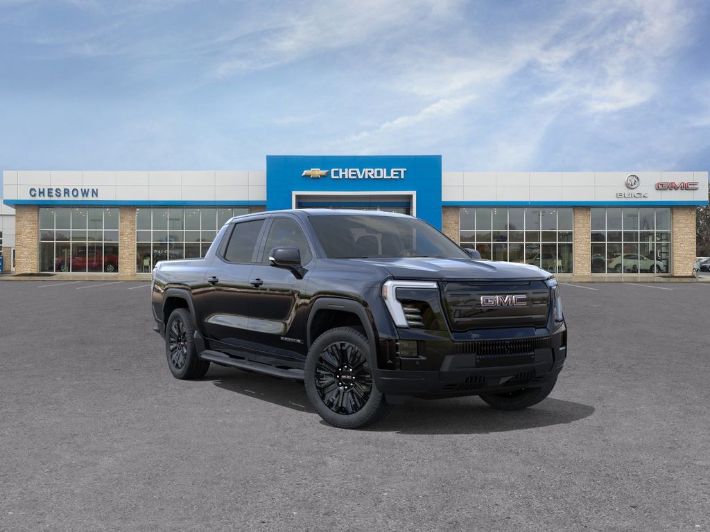 Onyx Black 2026 GMC Sierra EV Pickup Truck All-Wheel Drive 1-Speed Automatic