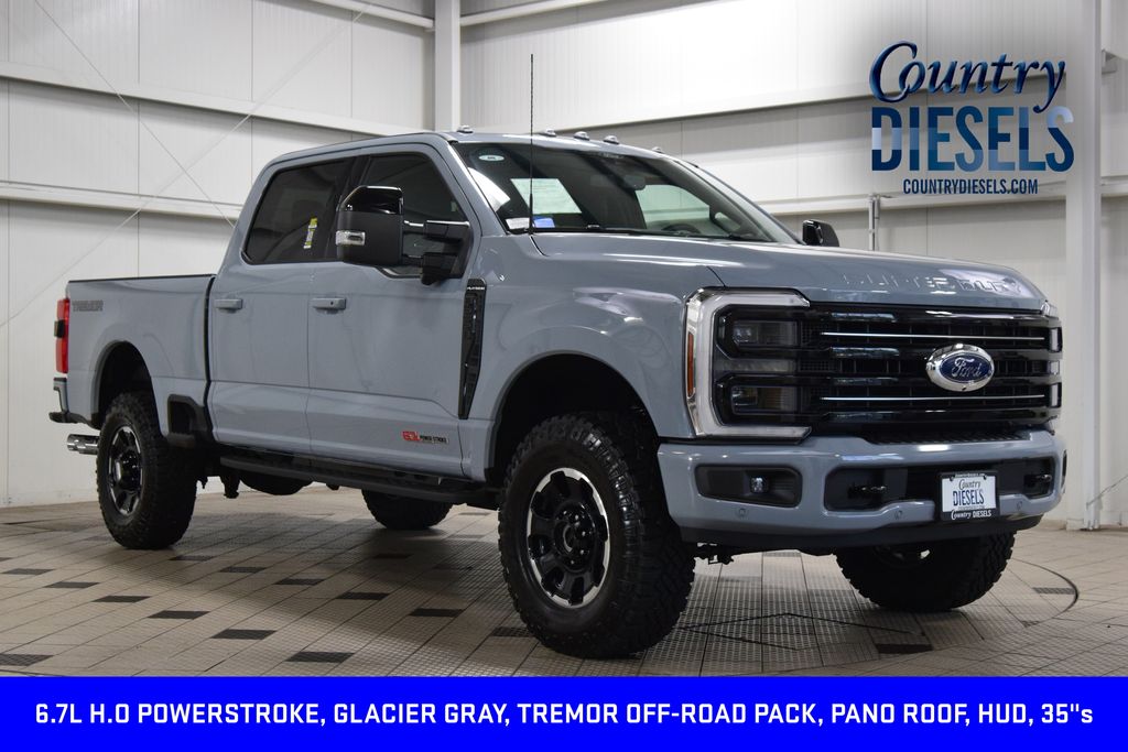Glacier Gray Metallic Tri-Coat 2026 Ford F-250 Super Duty Pickup Truck Four-Wheel Drive Automatic