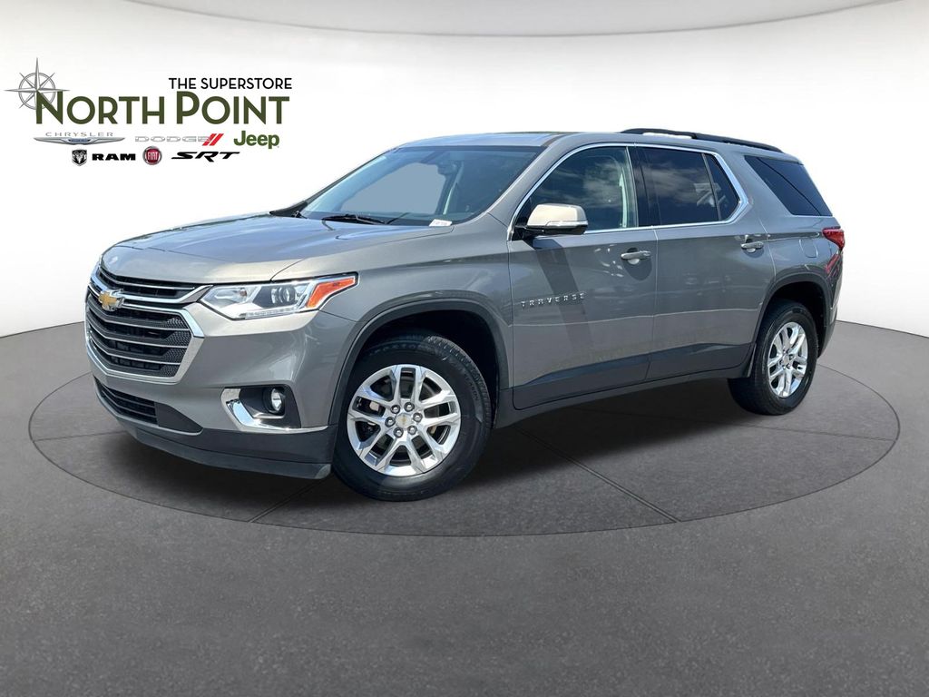 Pepperdust Metallic 2019 Chevrolet Traverse SUV / Crossover Four-Wheel Drive 9-Speed Automatic