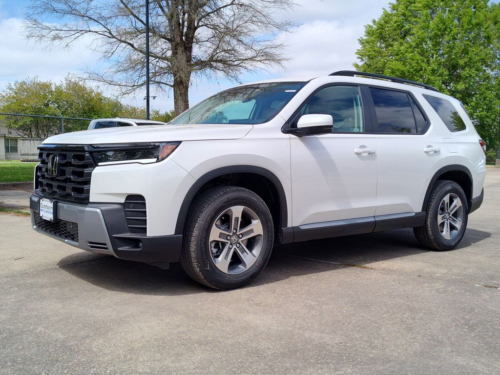 Platinum White Pearl 2026 Honda Pilot EX-L FWD SUV / Crossover Front-Wheel Drive Automatic