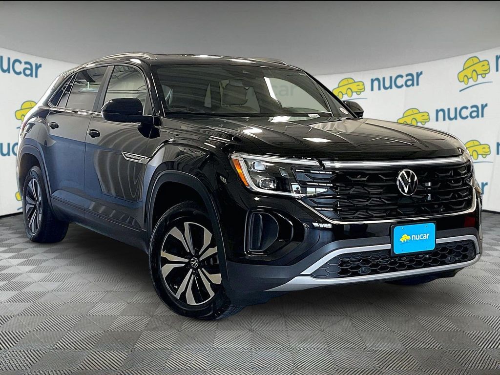 Deep Black 2024 Volkswagen Atlas Cross Sport SUV / Crossover All-Wheel Drive 8-Speed Automatic