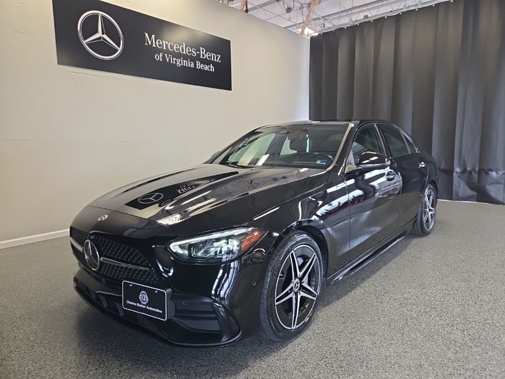 Black 2023 Mercedes-Benz C-Class C 300 4MATIC Sedan All-Wheel Drive 9-Speed Automatic