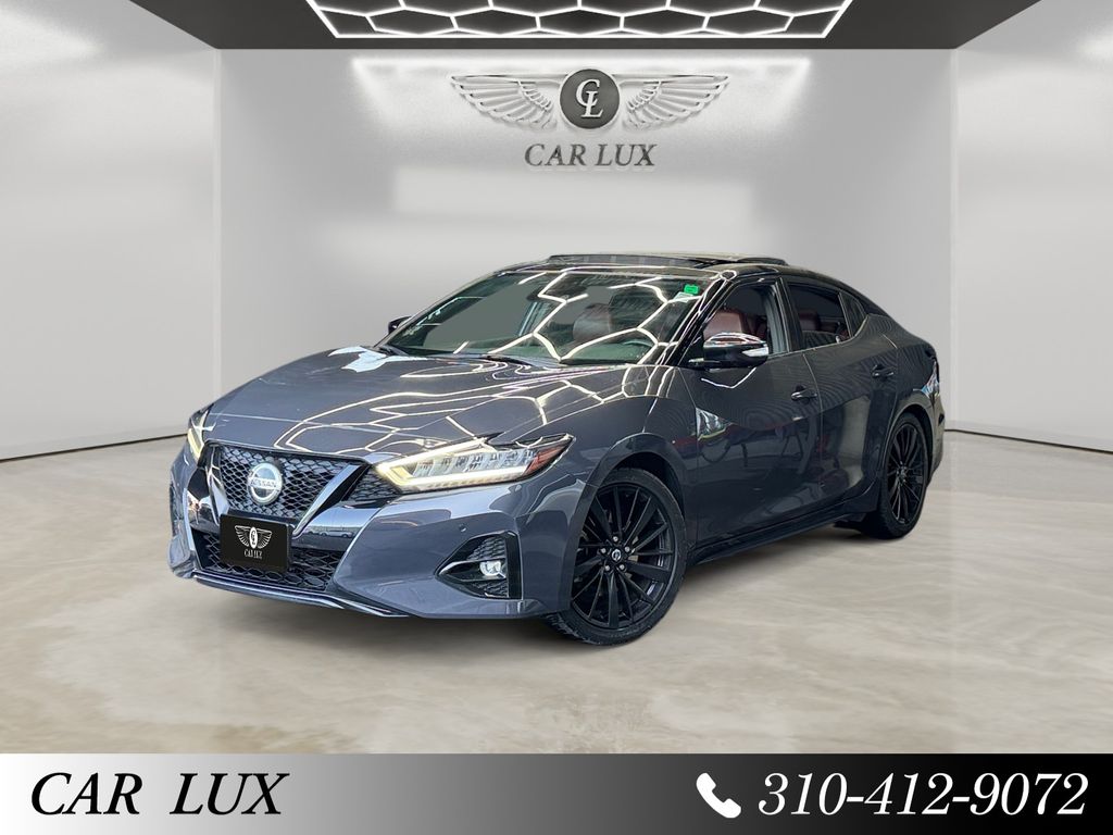 Red (Ruby Slate Gray Pearl w/Black Roof) 2021 Nissan Maxima Sedan Front-Wheel Drive Continuously Variable Transmission