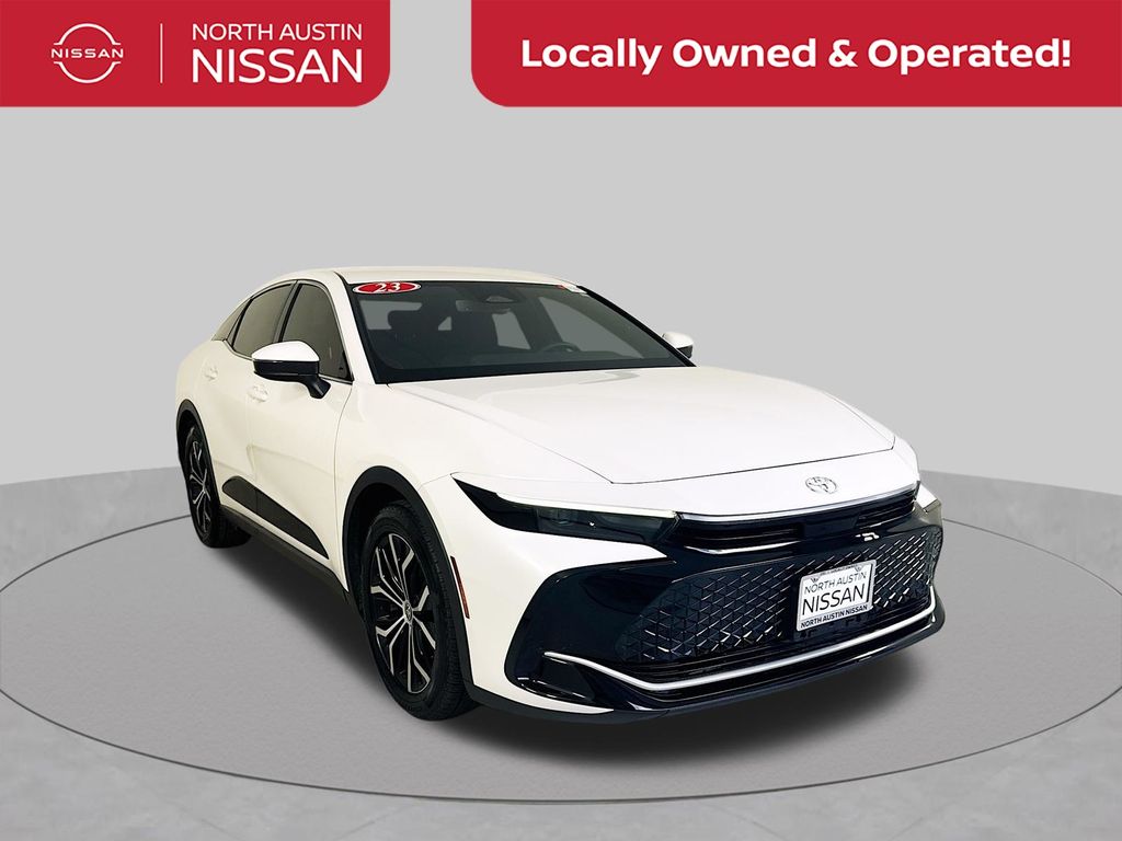 White 2023 Toyota Crown Sedan All-Wheel Drive Continuously Variable Transmission