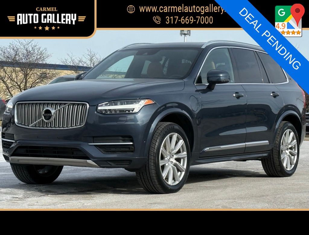 Denim Blue Metallic 2019 Volvo XC90 Hybrid Plug-in T8 Inscription eAWD SUV / Crossover All-Wheel Drive Automatic