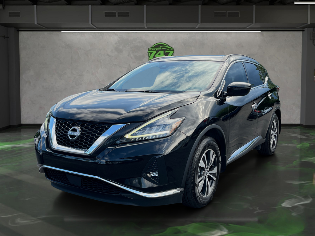 Super Black 2024 Nissan Murano SV AWD SUV / Crossover All-Wheel Drive Continuously Variable Transmission