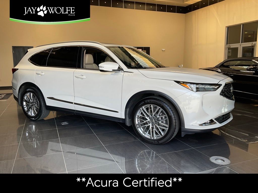 Platinum White Pearl 2023 Acura MDX SUV / Crossover All-Wheel Drive Automatic