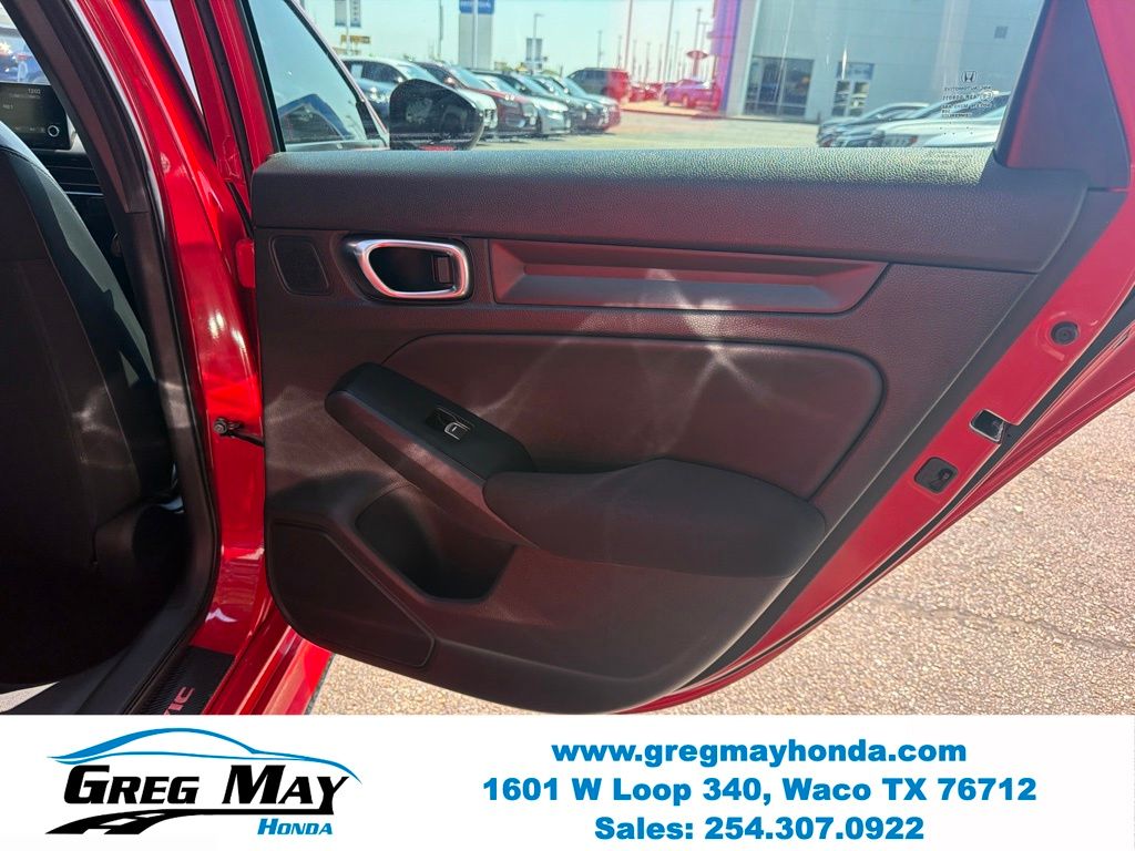 2025 Honda Civic Sport Red at Greg May Honda