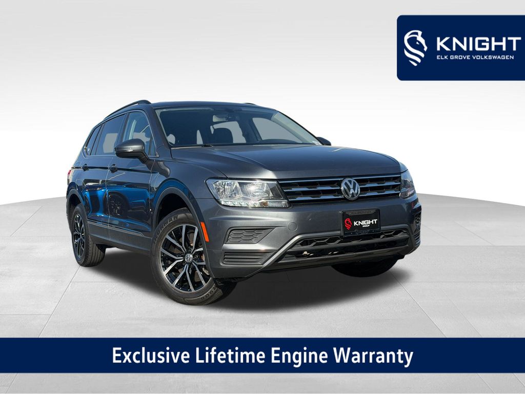 Platinum Gray Metallic 2021 Volkswagen Tiguan SUV / Crossover Front-Wheel Drive 8-Speed Automatic