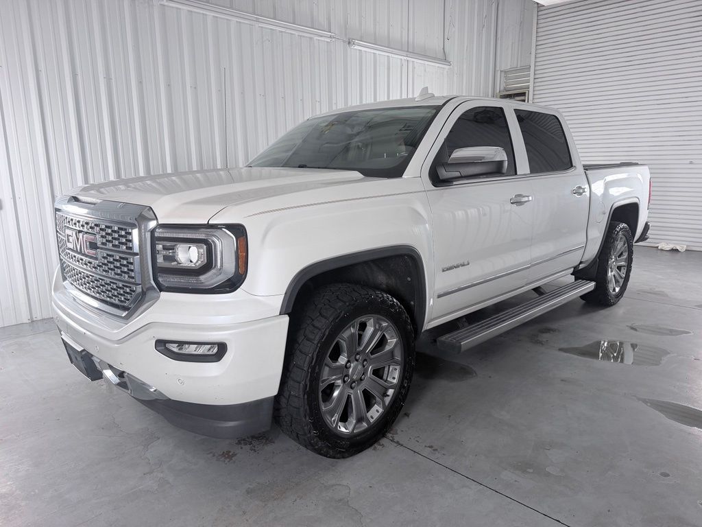 White Frost Tricoat 2017 GMC Sierra 1500 Pickup Truck Four-Wheel Drive 8-Speed Automatic Overdrive