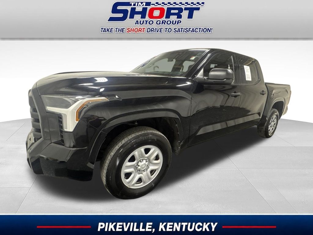 Midnight Black Metallic 2025 Toyota Tundra Pickup Truck Four-Wheel Drive Automatic