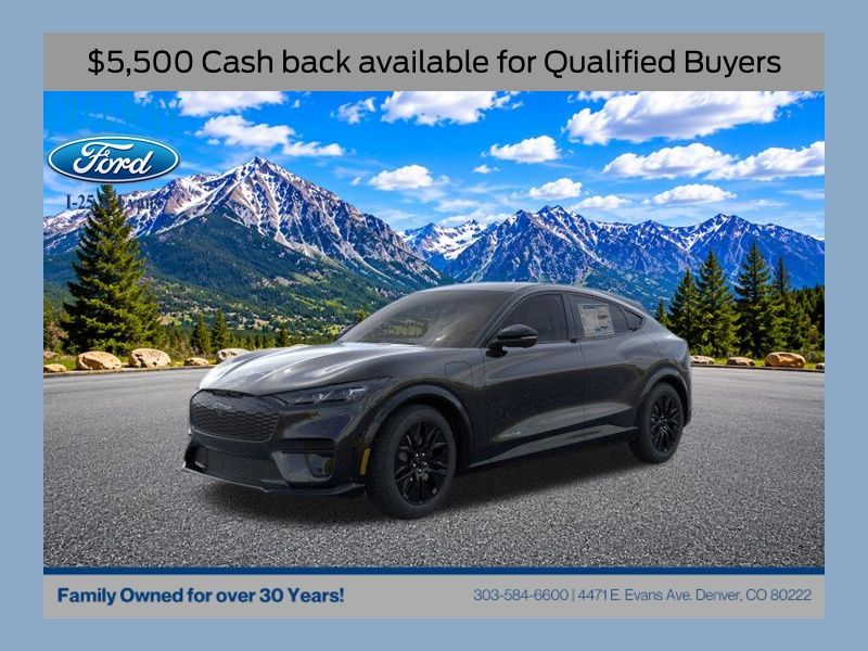 Shadow Black 2026 Ford Mustang Mach-E SUV / Crossover All-Wheel Drive Automatic