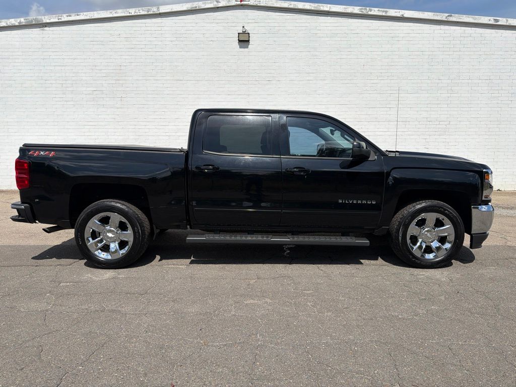Black 2018 Chevrolet Silverado 1500 LT Crew Cab 4WD Pickup Truck Four-Wheel Drive 8-Speed Automatic
