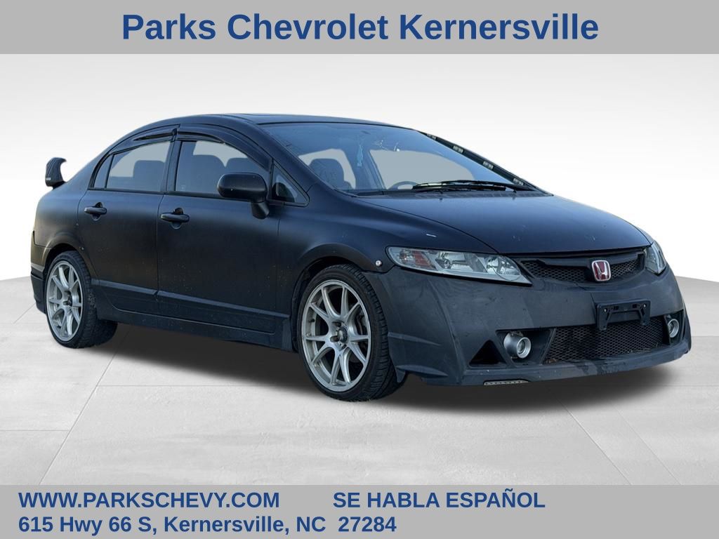 Black 2010 Honda Civic Sedan Front-Wheel Drive 5-Speed Automatic