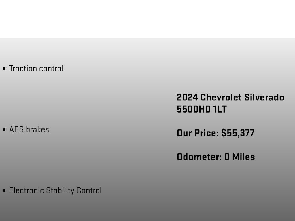 2024 Chevrolet Silverado 5500HD 1LT - 5