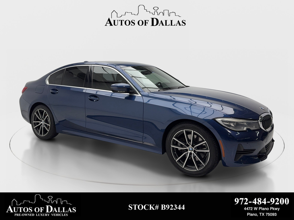 Phytonic Blue Metallic 2021 BMW 3 Series Sedan Rear-Wheel Drive 8-Speed Automatic