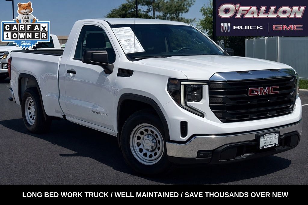 Summit White 2022 GMC Sierra 1500 Pro Regular Cab RWD Pickup Truck 4X2 8-Speed Automatic