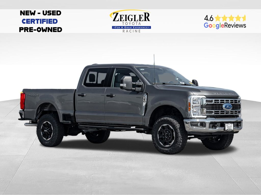 Gray Metallic 2025 Ford F-350 Super Duty Pickup Truck Four-Wheel Drive Automatic