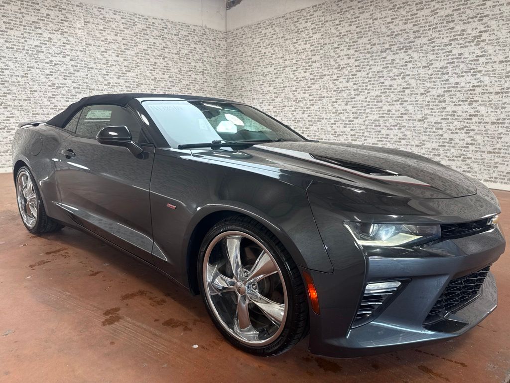 Nightfall Gray Metallic 2018 Chevrolet Camaro Convertible Rear-Wheel Drive 8-Speed Automatic