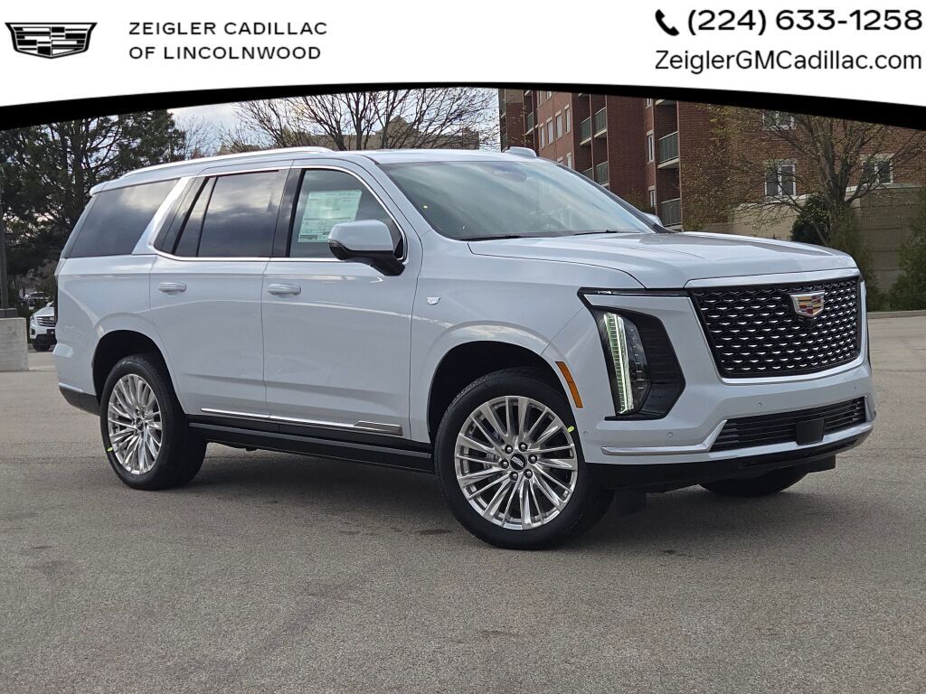 Vibrant White Tricoat 2026 Cadillac Escalade Luxury 4WD SUV / Crossover Four-Wheel Drive