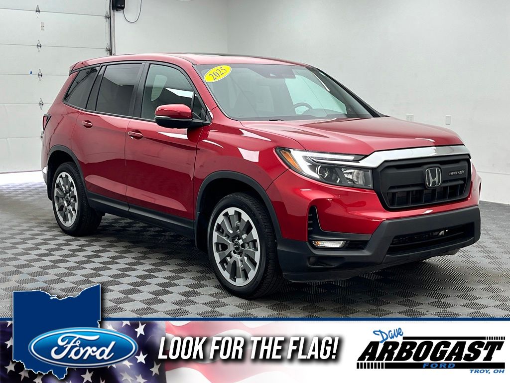 Radiant Red Metallic II 2025 Honda Passport SUV / Crossover All-Wheel Drive 9-Speed Automatic