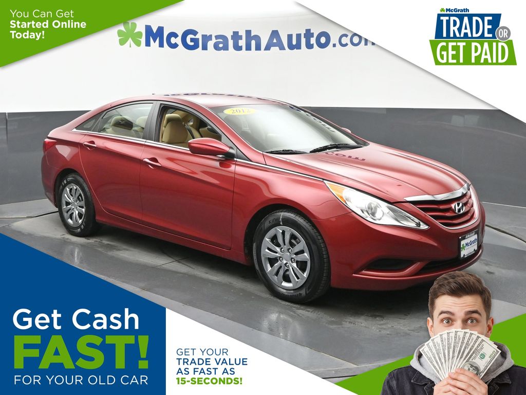Red (Sparkling Ruby Mica) 2012 Hyundai Sonata GLS FWD Sedan Front-Wheel Drive 6-Speed Automatic