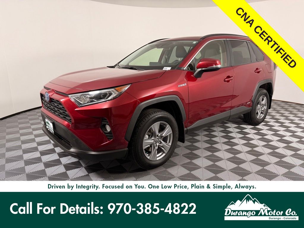 Red (Ruby Flare Pearl) 2019 Toyota RAV4 Hybrid SUV / Crossover All-Wheel Drive Continuously Variable Transmission
