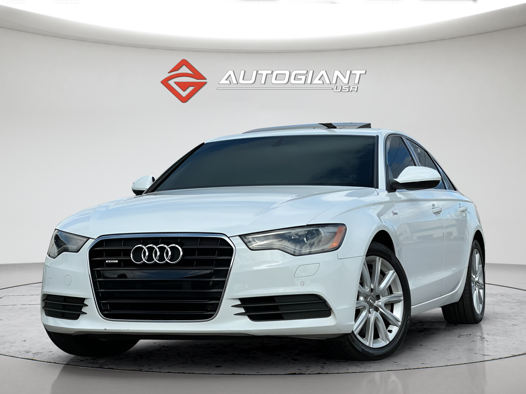 Ibis White 2013 Audi A6 3.0T quattro Premium Plus Sedan AWD Sedan All-Wheel Drive 8-Speed Automatic