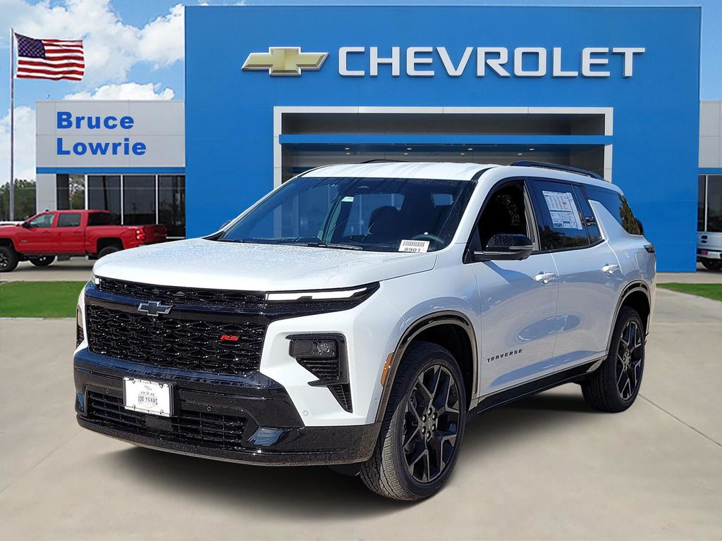 Polar White 2026 Chevrolet Traverse RS FWD SUV / Crossover Front-Wheel Drive 8-Speed Automatic