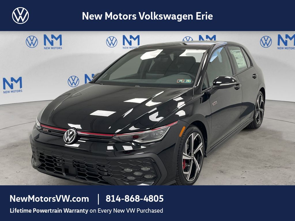 Black 2026 Volkswagen Golf GTI Hatchback Front-Wheel Drive 7-Speed Dual Clutch