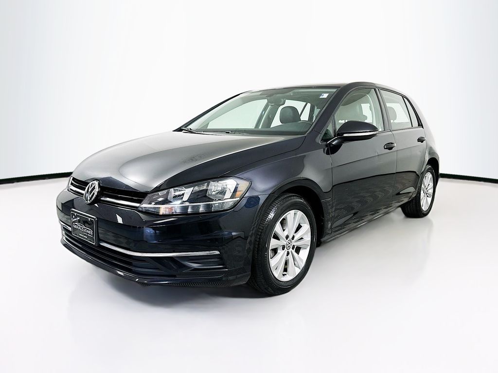 Deep Black 2020 Volkswagen Golf Hatchback Front-Wheel Drive 6-Speed Manual