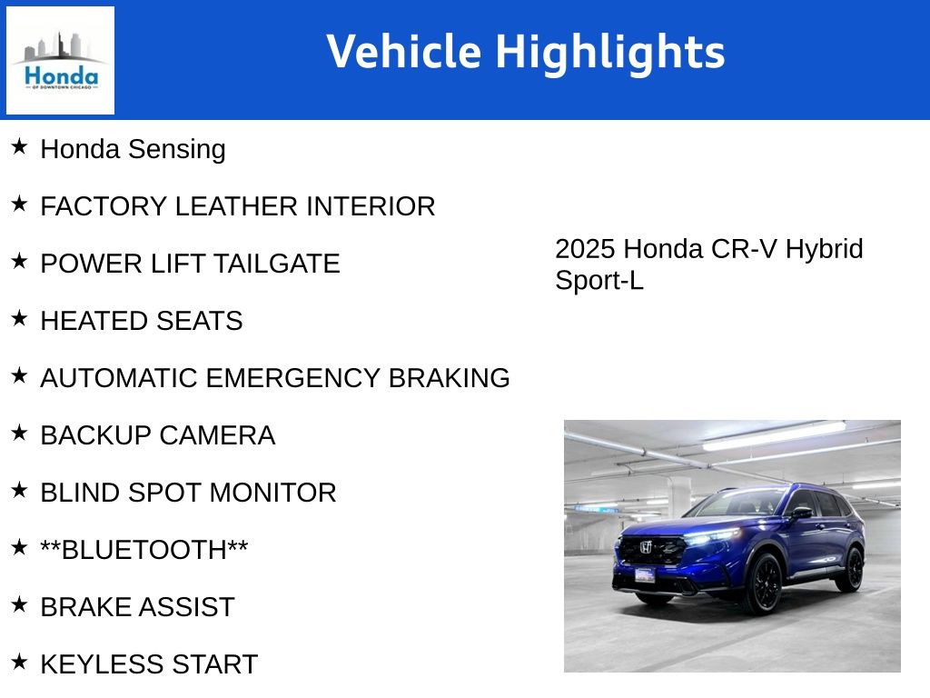 2025 Honda CR-V Hybrid Sport-L 7