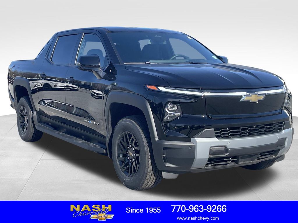Black 2026 Chevrolet Silverado EV Pickup Truck All-Wheel Drive 1-Speed Automatic