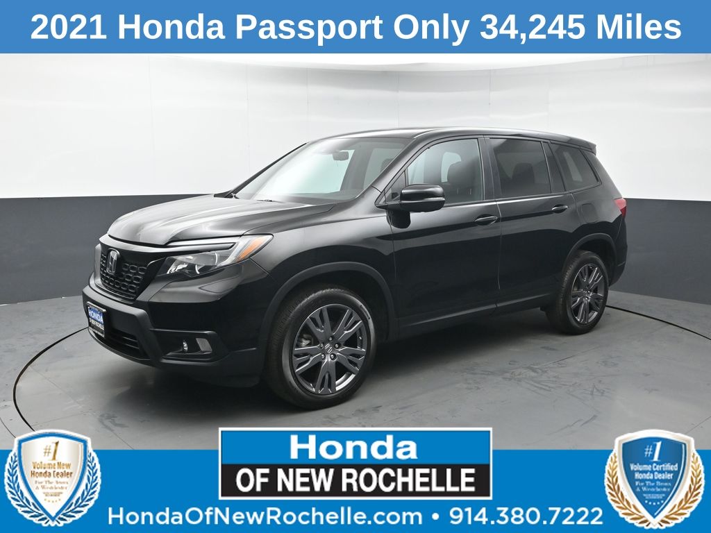 Black Copper Pearl 2021 Honda Passport SUV / Crossover All-Wheel Drive 9-Speed Automatic